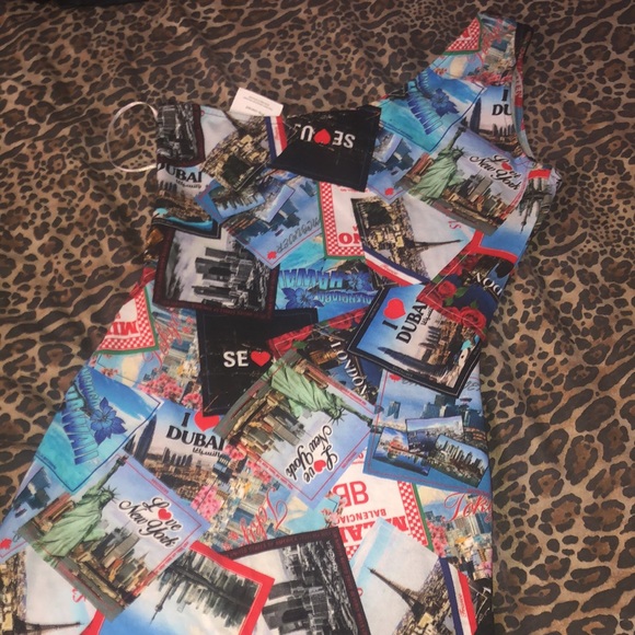 BALENCIAGA ALLOVER CITIES DRESS - Picture 5 of 5